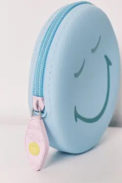 Синий силиконовый кошелек SmileyWorld®