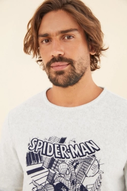 Чоловіча довга флісова піжама Spider-Man