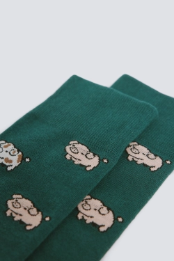 Довгі шкарпетки з принтом