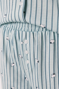 Піжама сорочкового типу Snoopy з бавовни