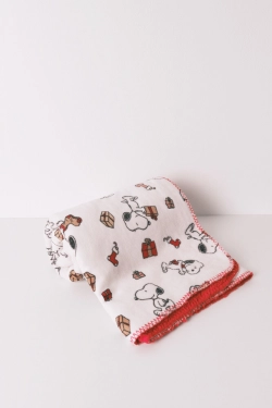 Супер-мягкий велюровый плед Snoopy