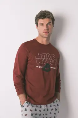 Довга бавовняна чоловіча піжама Star Wars