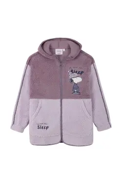 Короткий халат Snoopy из искусственной овчины