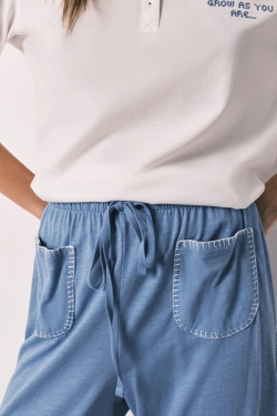 Штани капрі зі 100% бавовни