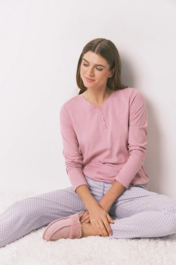 Хлопковые штаны с геометрическим принтом