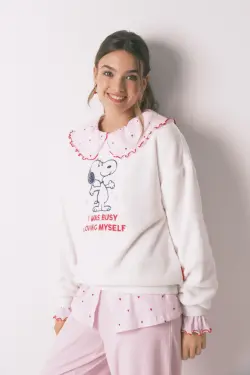 Довга флісова піжама Snoopy