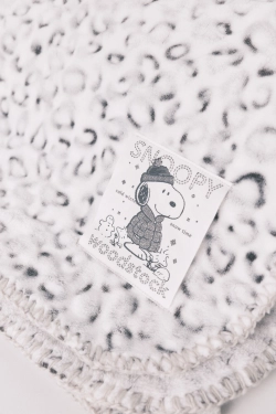 Одеяло Snoopy с анималистическим принтом
