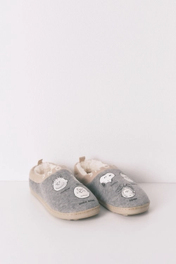 Сірі капці Snoopy