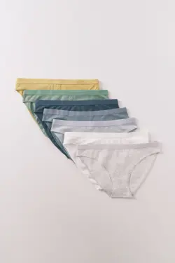 Набір із 7 класичних трусиків super soft із логотипом