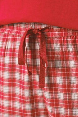 Піжама бавовняна червона в клітинку Snoopy