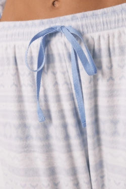 Длинная пижама-рубашка из флиса