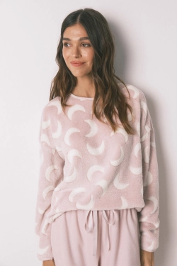 Длинная пижама из пушистого флиса