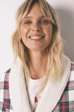 Халат із фланелі та штучного хутра