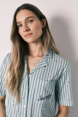 Піжама сорочкового типу Snoopy з бавовни