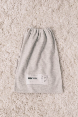 Довга чоловіча піжама бавовняна сіра