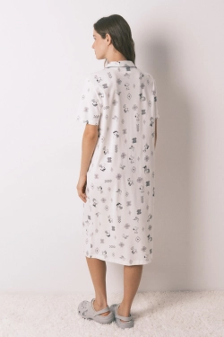 Хлопковая ночная сорочка «Snoopy»