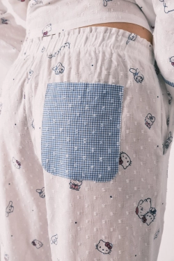 Довга піжама сорочкового типу з бавовни Hello Kitty