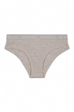 Широкие трусики-бразилиана из хлопка в рубчик