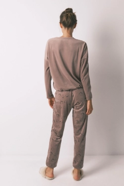 Длинная бархатная пижама Snoopy