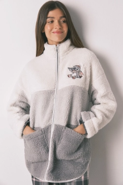 Халат міді Stitch із флісу