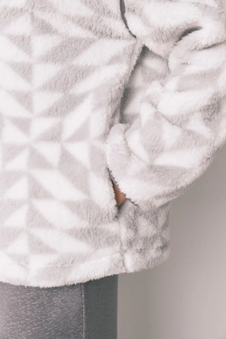 Короткий хутряний халат Minnie