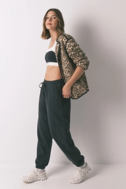 Довгі штани Carrot з тонкого сірого флісу