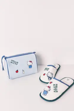 Средняя косметичка-пенал из неопрена Hello Kitty