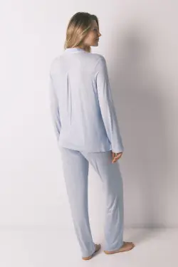 Довга піжама сорочкового крою "maternity" super soft.