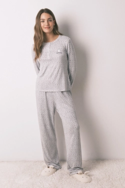 Довга піжама з анімалістичним принтом Miffy