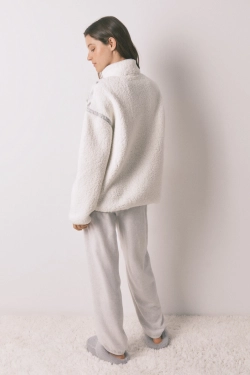 Довга піжама Snoopy зі штучної овчини та флісу