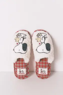 Домашние тапочки из искусственного меха Snoopy