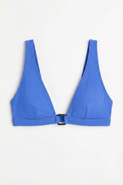 Топ бикини халтер синий