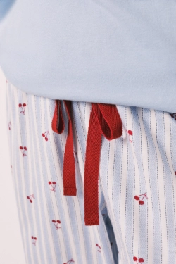 Довга бавовняна піжама Mickey Cherry