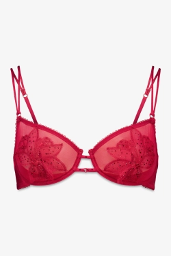 PRETTY Бюстгальтер балконет з блискучого тюлю