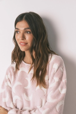 Длинная пижама из пушистого флиса