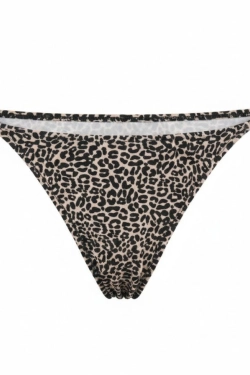 Трусики бікіні бразиліана з леопардовим принтом