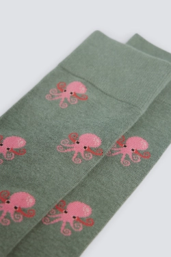 Довгі шкарпетки з принтом