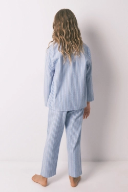 Дитяча класична бавовняна піжама в смужку