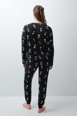 Длинная хлопковая пижама Snoopy Halloween