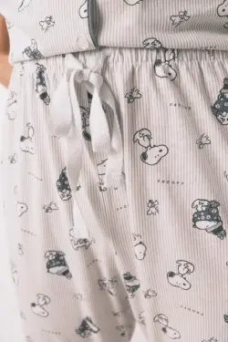 Бавовняна піжама «Snoopy» з ефектом м'якої байки