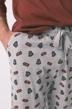 Довга бавовняна чоловіча піжама Star Wars