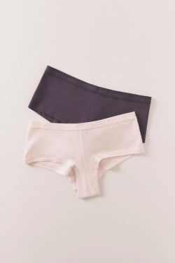 Набір із 2 трусиків-боксерів: фіолетові та рожеві