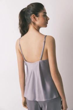 Піжама із сатину та мережива