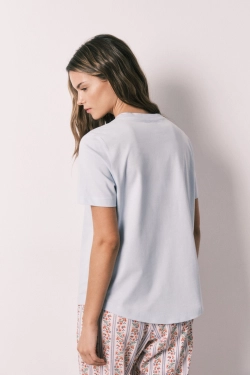 Футболка короткий рукав 100% бавовна синя