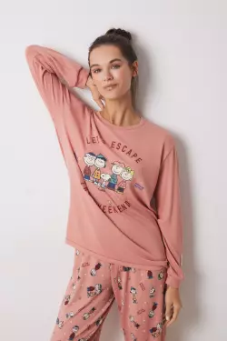 Дуже м'яка довга піжама Snoopy