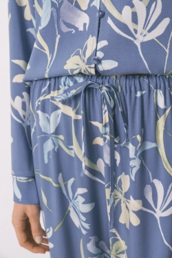 Пижама с цветочным принтом