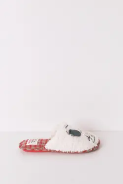 Домашние тапочки из искусственного меха Snoopy