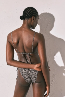 Класичні трусики бікіні з леопардовим принтом