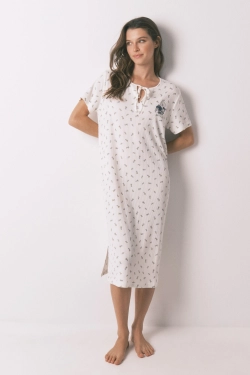 Хлопковая ночная сорочка миди Mafalda