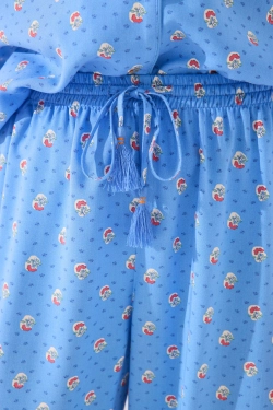 Длинная классическая пижама из вискозы